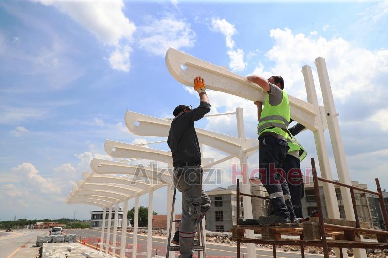 Sakarya da metrobüs hattında çalışmalar hızlandı