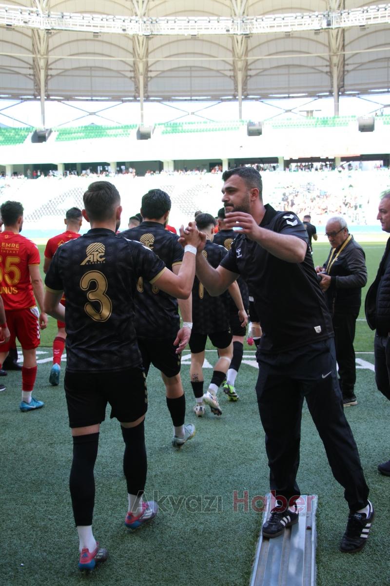 As Akyazıspor şampiyonluk maçını kaybetti