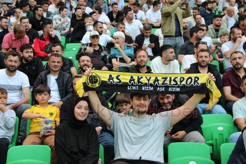 As Akyazıspor şampiyonluk maçını kaybetti