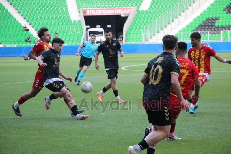 As Akyazıspor şampiyonluk maçını kaybetti