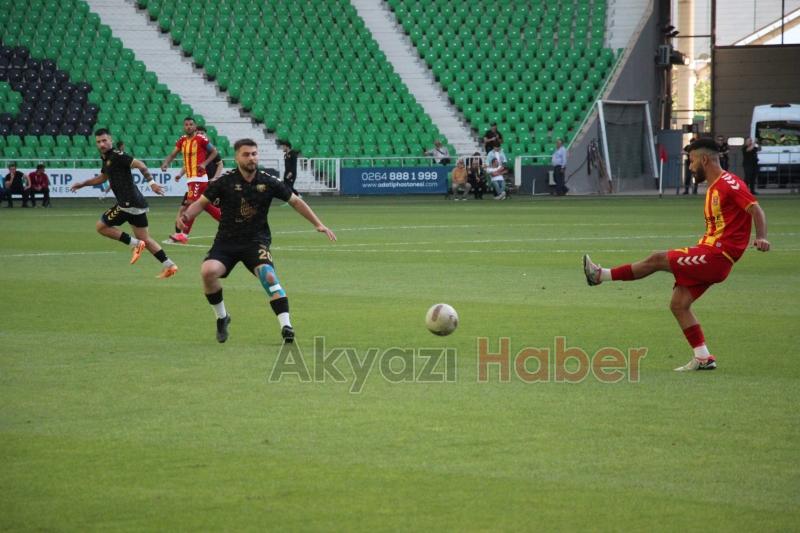 As Akyazıspor şampiyonluk maçını kaybetti