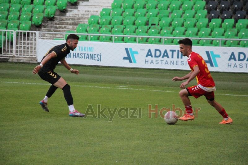 As Akyazıspor şampiyonluk maçını kaybetti