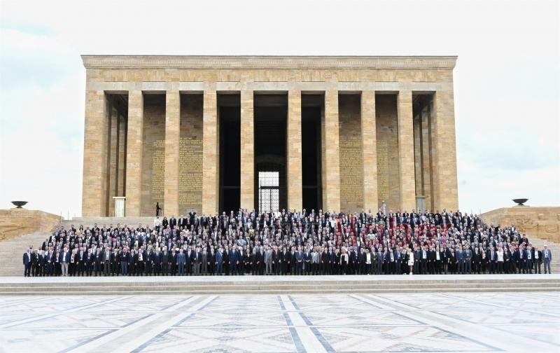 TOBB  Genel Kurulu'na katıldılar