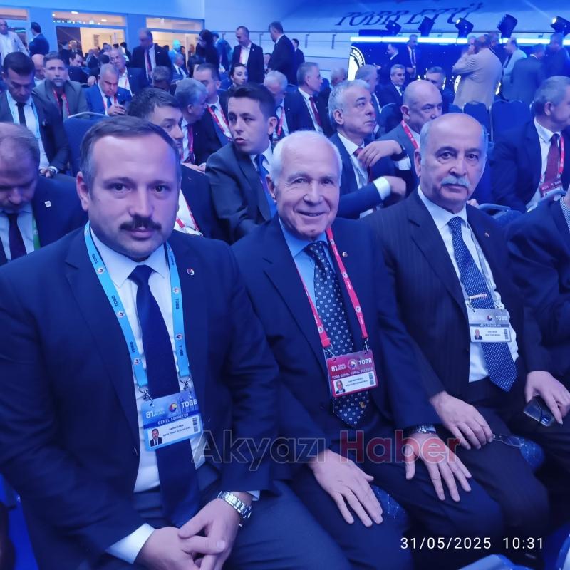 TOBB  Genel Kurulu'na katıldılar