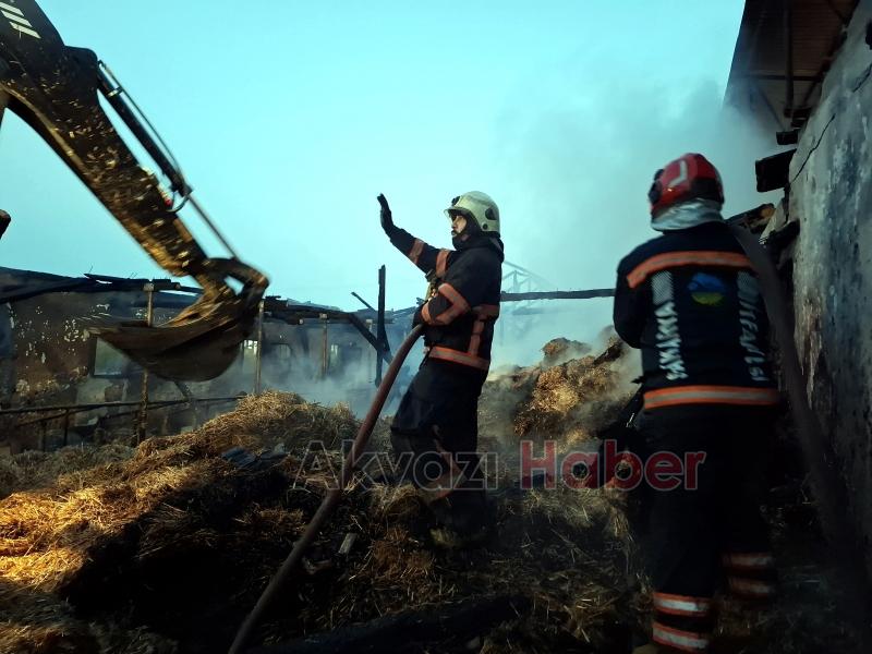 Satışını yaptığı kurbanlıkları yangında telef olan besici yaşadığı üzüntüyü anlattı