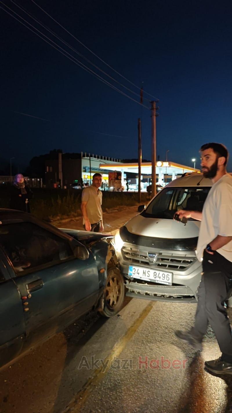 Caddede zincirleme kaza 5 yaralı