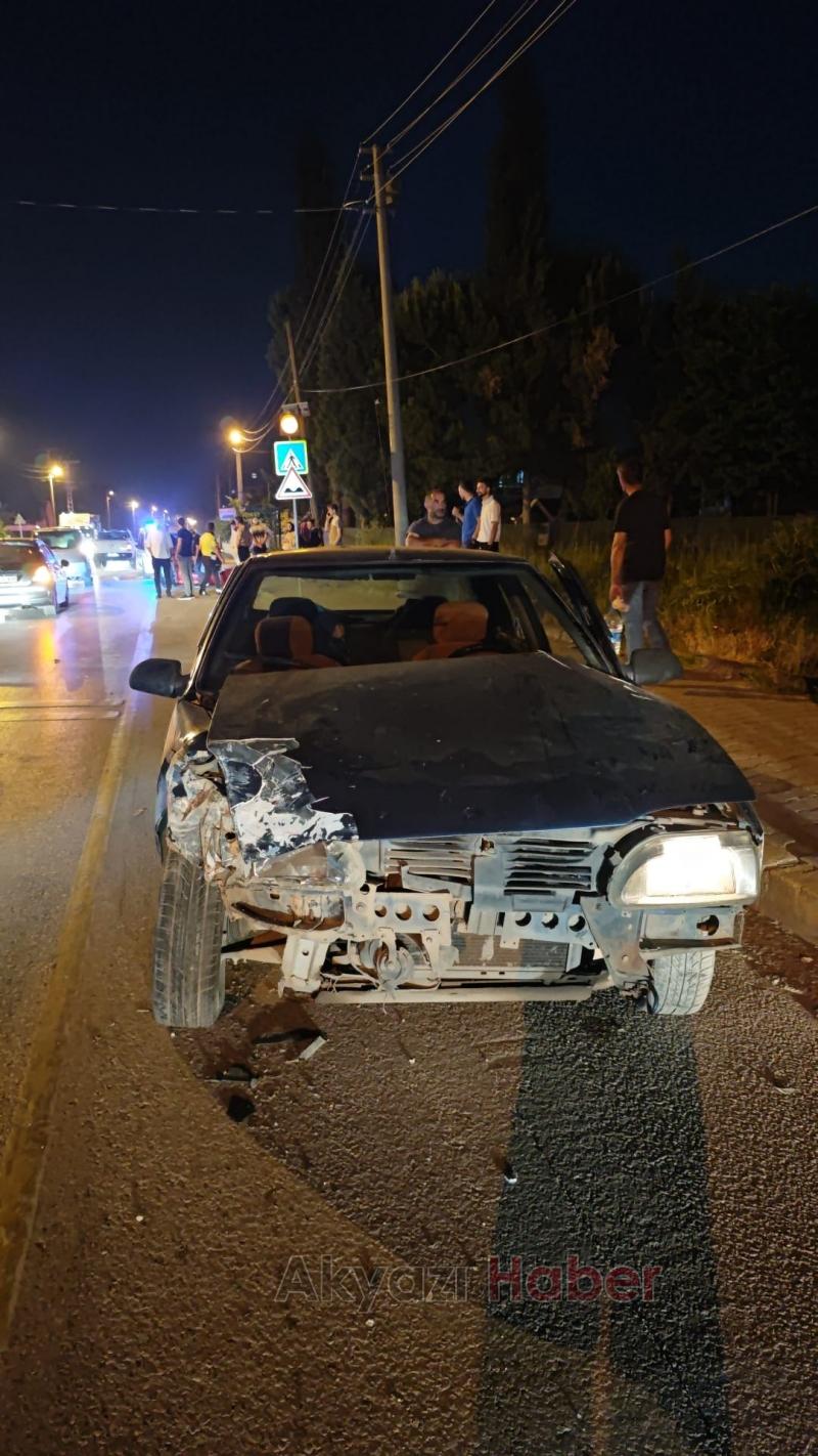 Caddede zincirleme kaza 5 yaralı