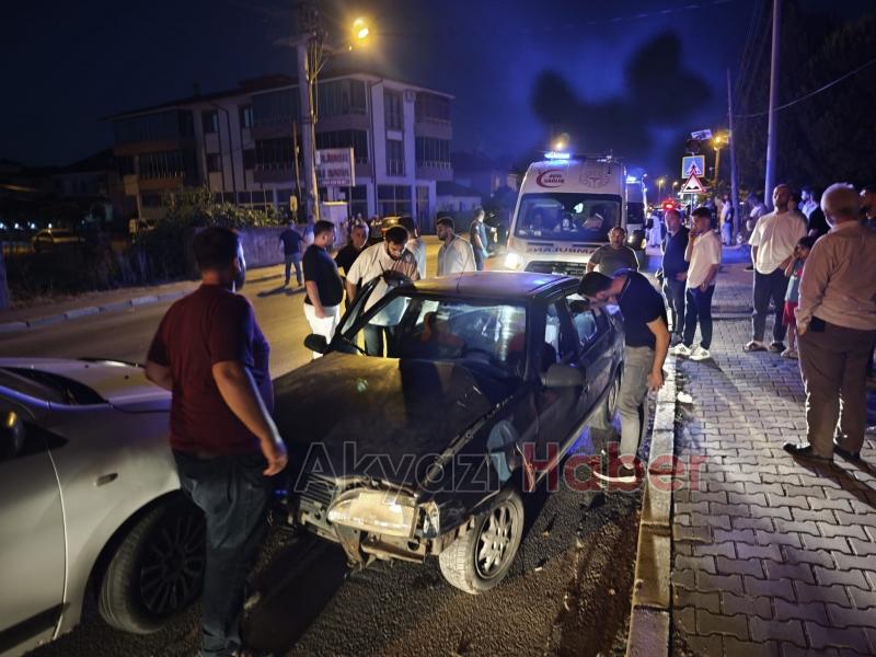 Caddede zincirleme kaza 5 yaralı