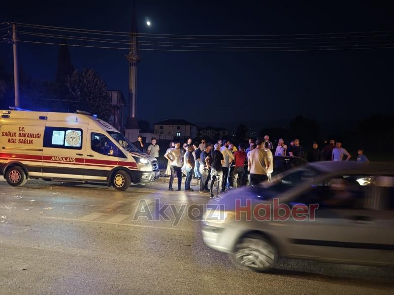 Caddede zincirleme kaza 5 yaralı