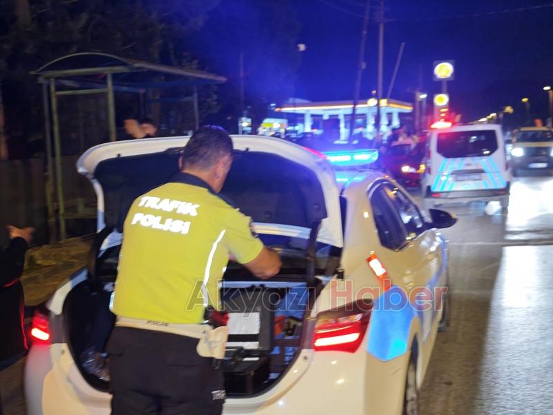 Caddede zincirleme kaza 5 yaralı