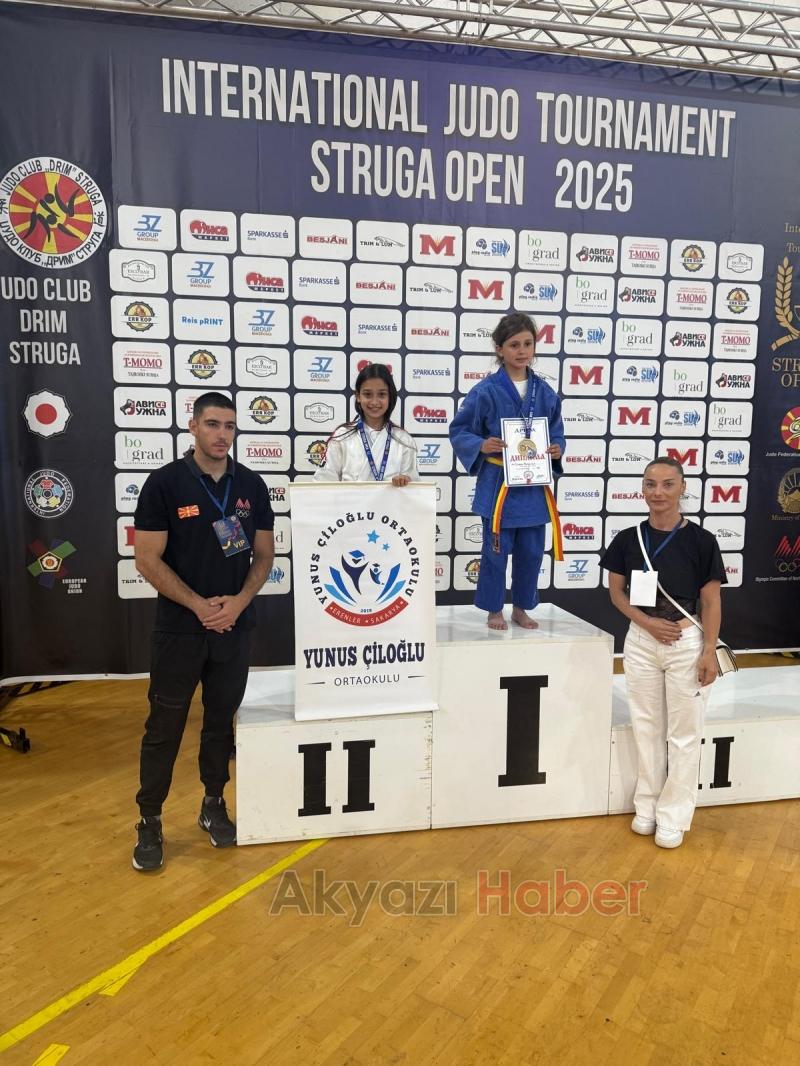 Sakaryalı Judocular Makedonya’da Madalyaları Topladı