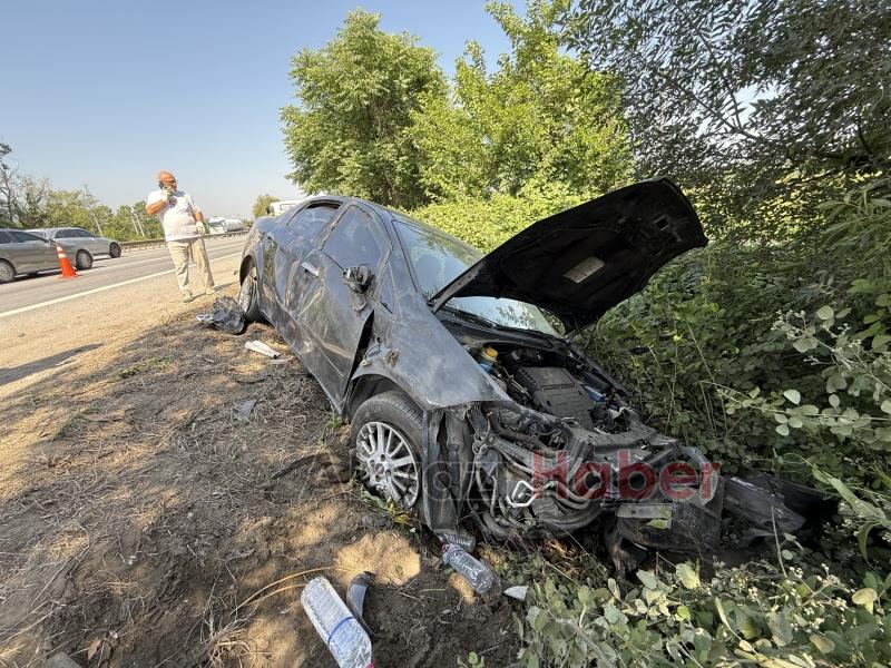 Otoyolda feci kaza: 7 yaralı