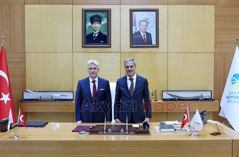 Sakaryaspor’un yeni yönetiminden Yusuf Alemdar’a ziyaret