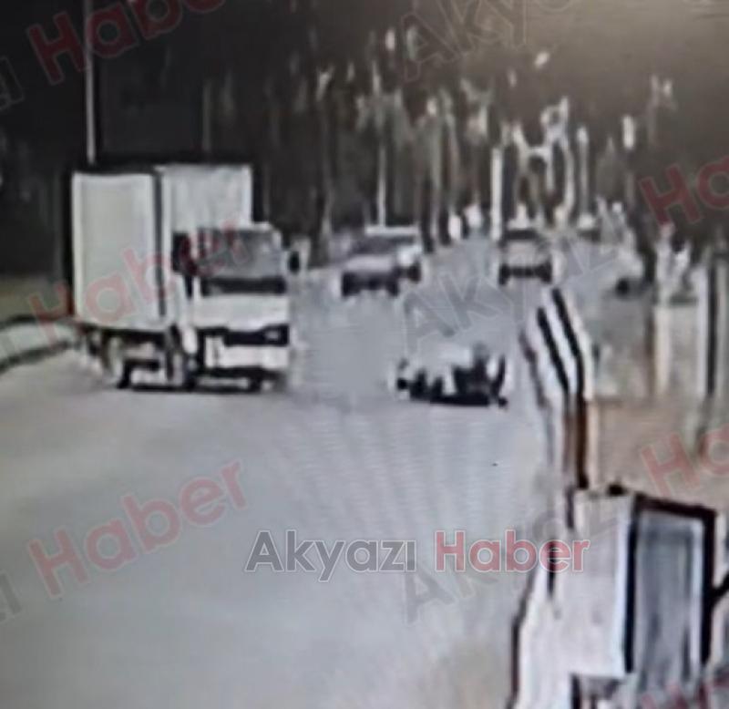 Motosikletli ağır yaralanmıştı, kaza anı kamerada