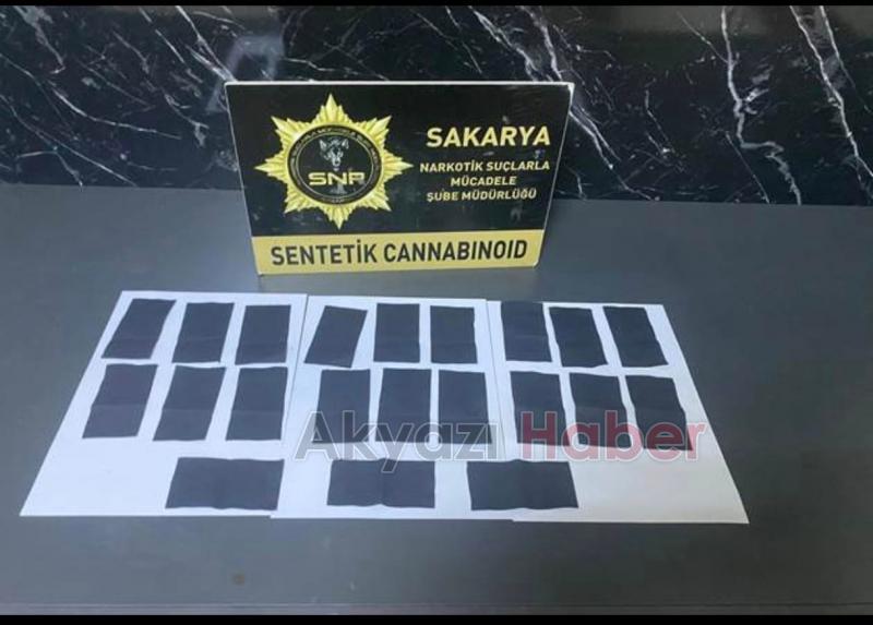 Uyuşturucuyu kumaşa emdirmişler