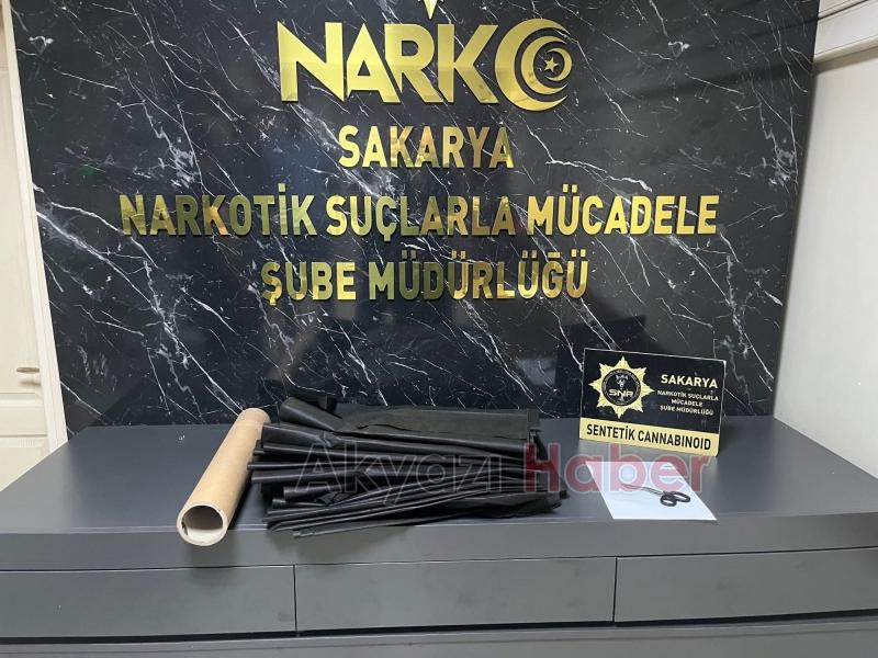 Uyuşturucuyu kumaşa emdirmişler