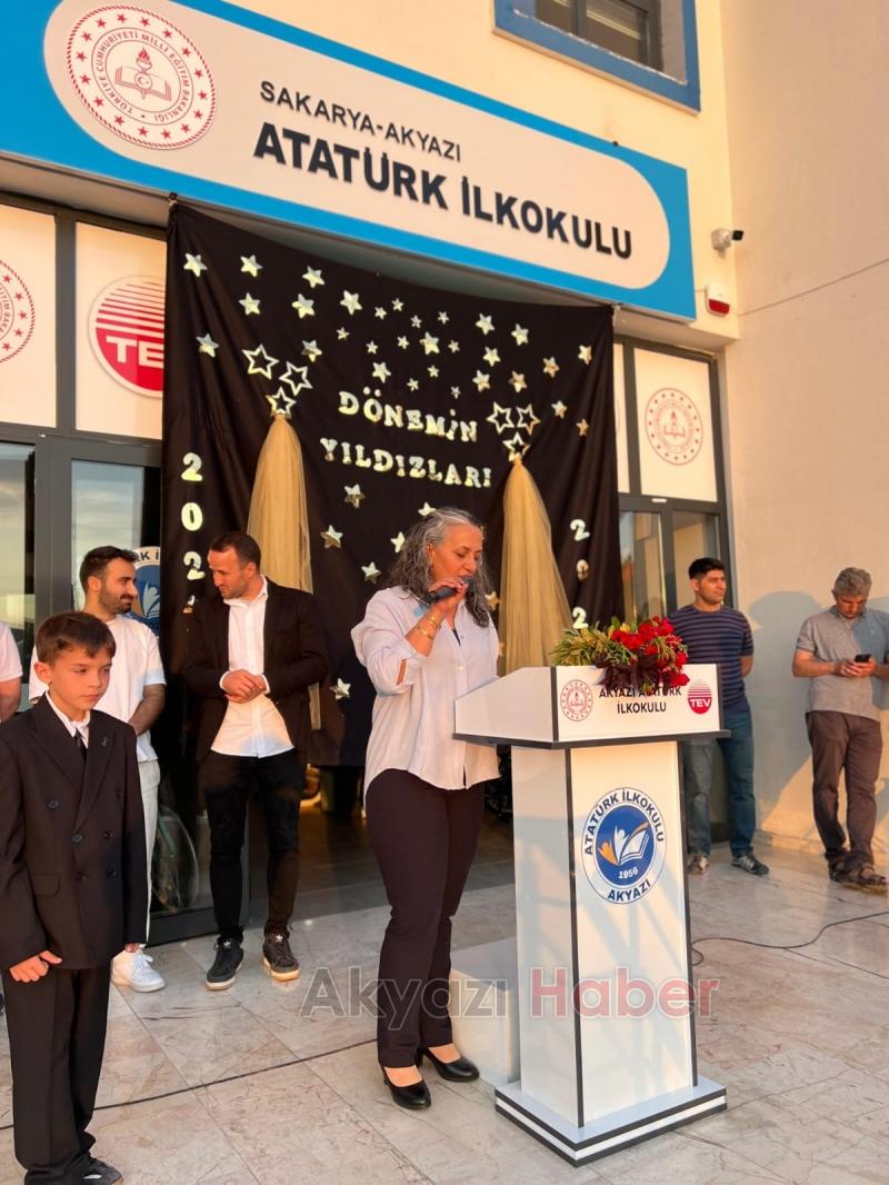 Akyazı Atatürk ilkokulu 4.sınıfta mezuniyet ve yıl sonu etkinliği 