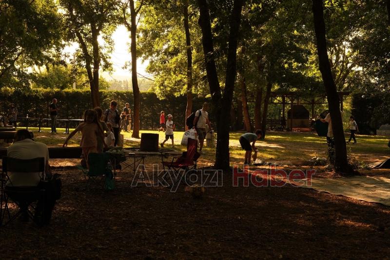 Kamp ateşini Başkan Yusuf Alemdar yaktı