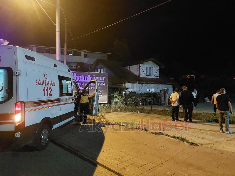Muhtar direksiyon hakimiyetini kaybetti, otomobil az kalsın eve giriyordu