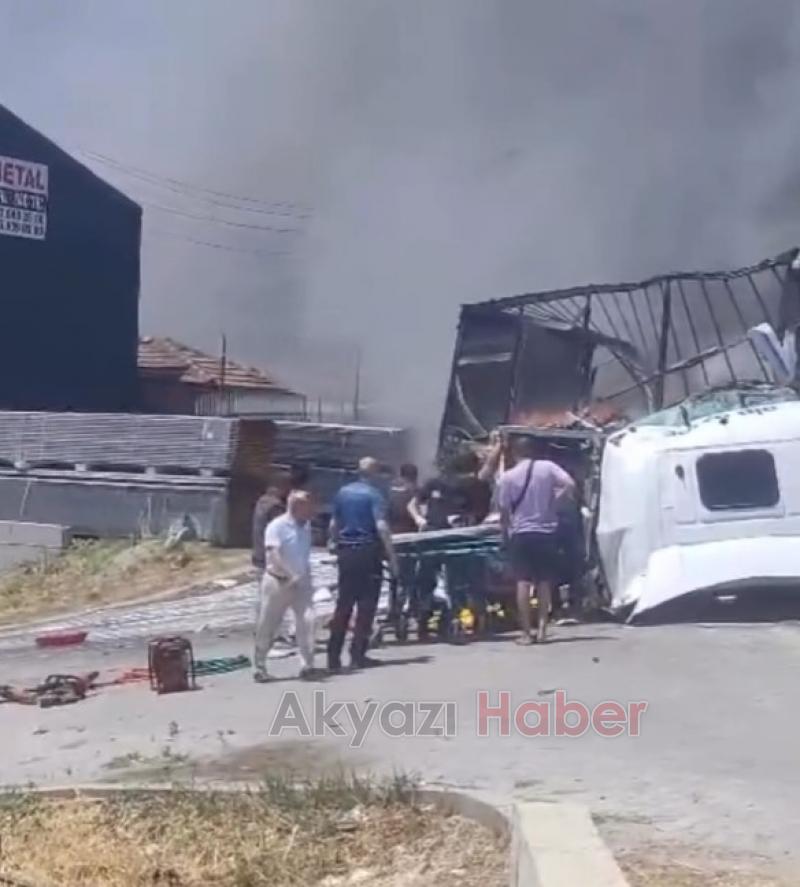 D-650'de korkunç kaza: 1 ölü, 2 yaralı