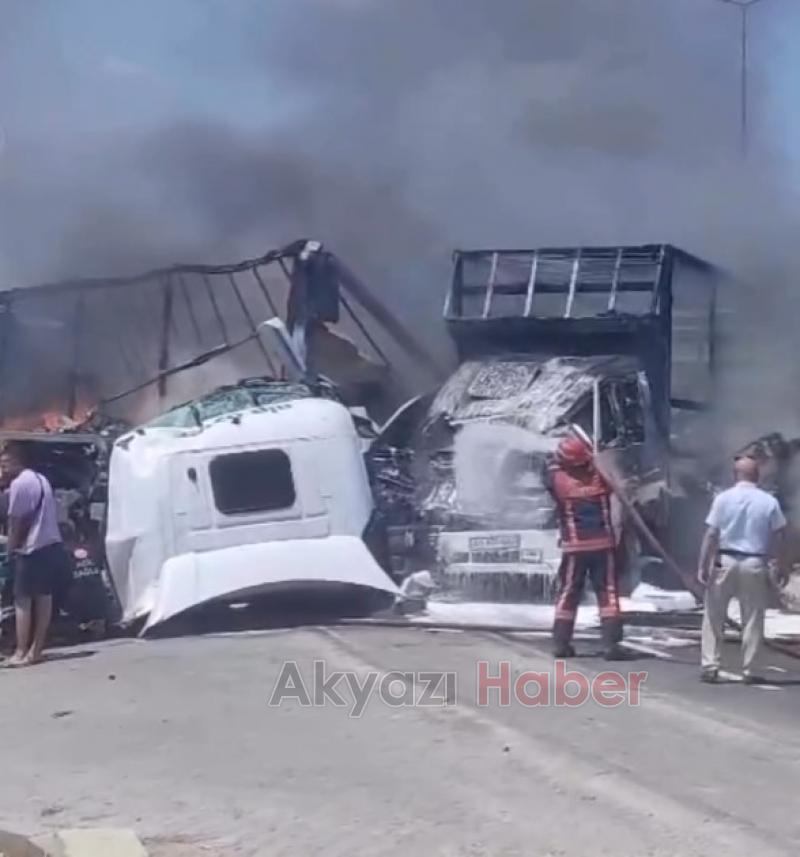 D-650'de korkunç kaza: 1 ölü, 2 yaralı