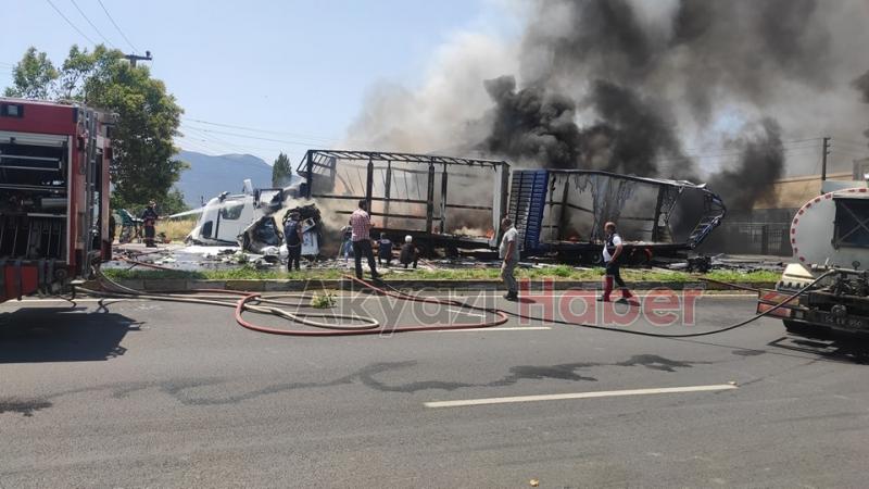 D-650'de korkunç kaza: 1 ölü, 2 yaralı