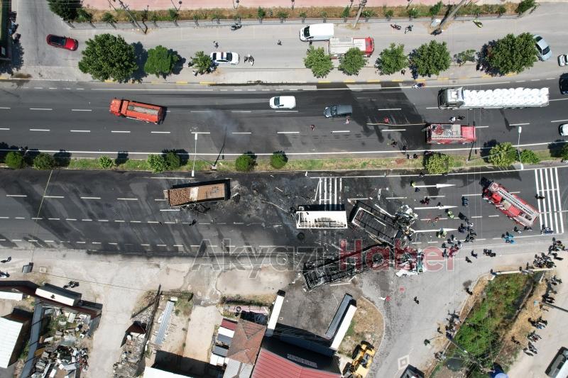 D-650'deki korkunç kazanın dehşeti fotoğraflara yansıdı