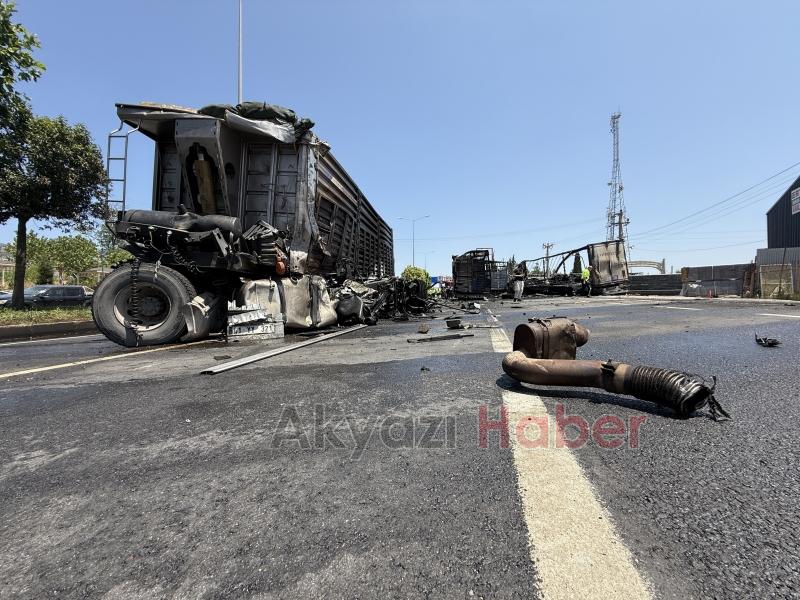 D-650'deki korkunç kazanın dehşeti fotoğraflara yansıdı