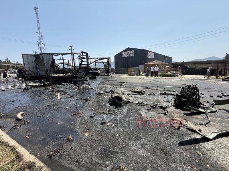 D-650'deki korkunç kazanın dehşeti fotoğraflara yansıdı