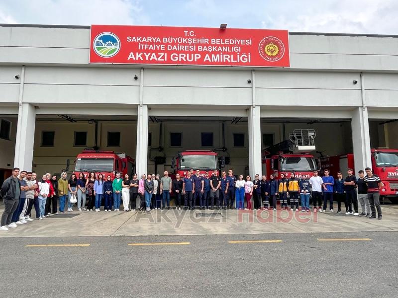 Akyazı Sağlık Hizmetleri MYO öğrencilerine yangın eğitimi