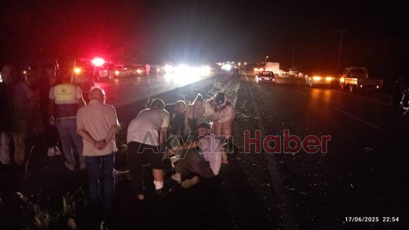 Karasu'da kaza; Ölü ve yaralılar var