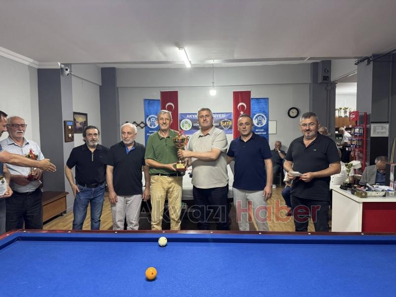 Ak Belde Geleneksel  4 Top Bilardo Turnuvası 'nda kazananlar belli oldu
