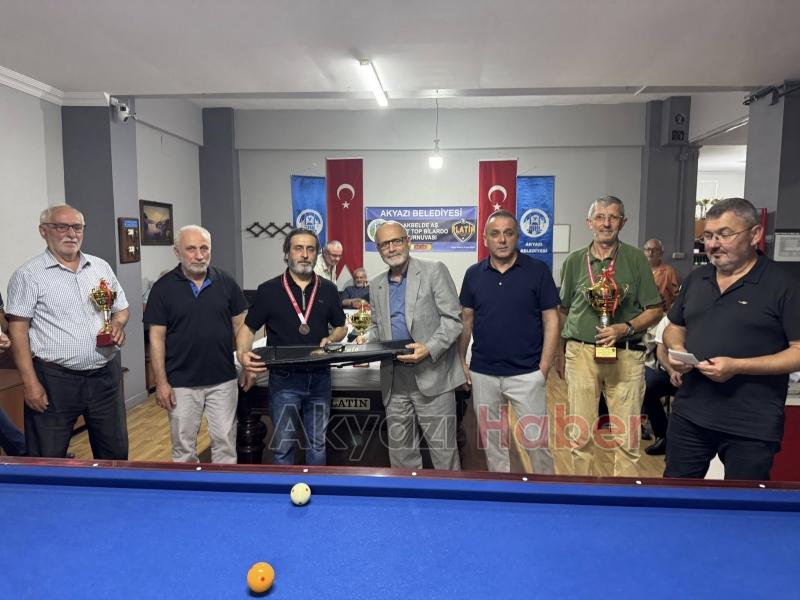 Ak Belde Geleneksel  4 Top Bilardo Turnuvası 'nda kazananlar belli oldu