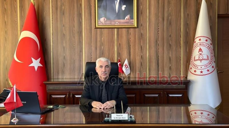 Akyazı  Milli Eğitim Müdürü Hasan Can'dan yıl sonu mesajı