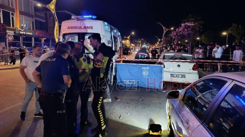 Otomobilin çarptığı kadın hayatını kaybetti