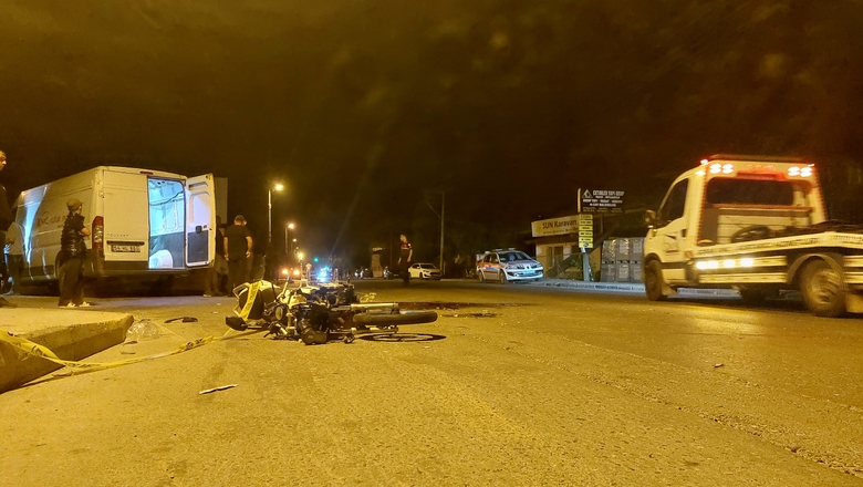 10 gün önce motosikletlinin öldüğü noktada yeni kaza; Durumu kritik