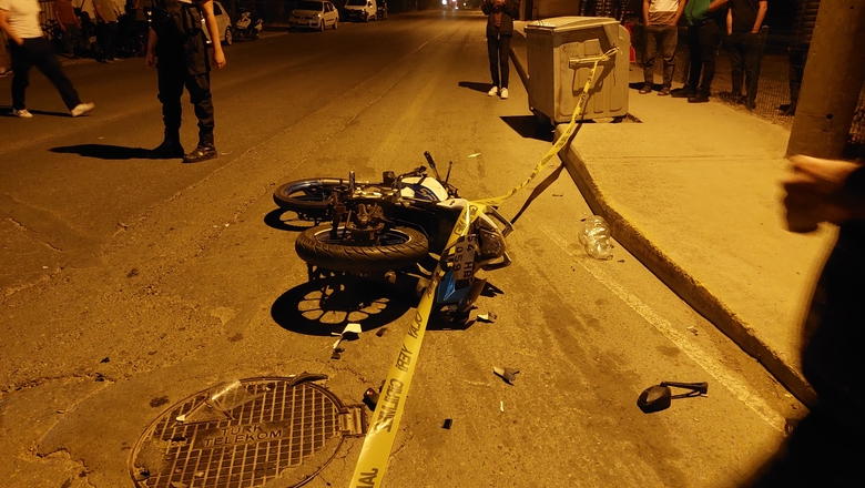 10 gün önce motosikletlinin öldüğü noktada yeni kaza; Durumu kritik