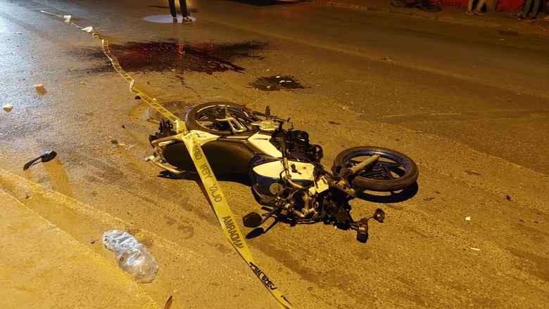 10 gün önce motosikletlinin öldüğü noktada yeni kaza; Durumu kritik