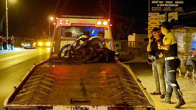 10 gün önce motosikletlinin öldüğü noktada yeni kaza; Durumu kritik