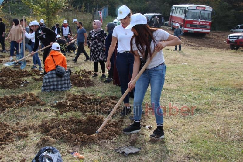 1001 Fidanla Akyazı KYK Öğrenci Hatıra Ormanı Oluşturuldu