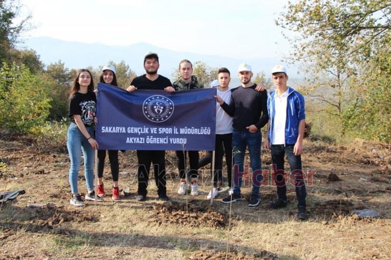 1001 Fidanla Akyazı KYK Öğrenci Hatıra Ormanı Oluşturuldu
