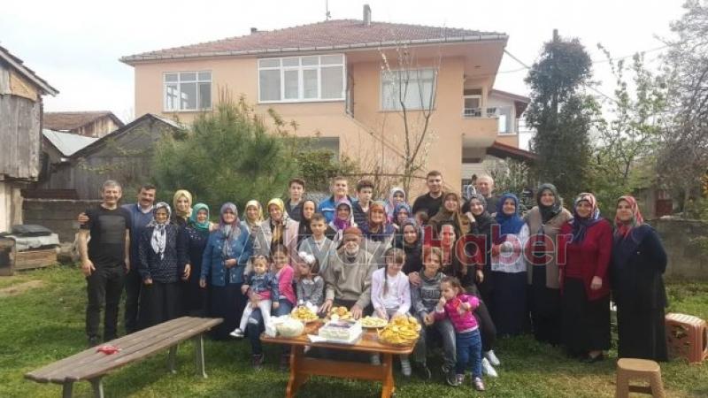 101 yaşını böyle kutladı