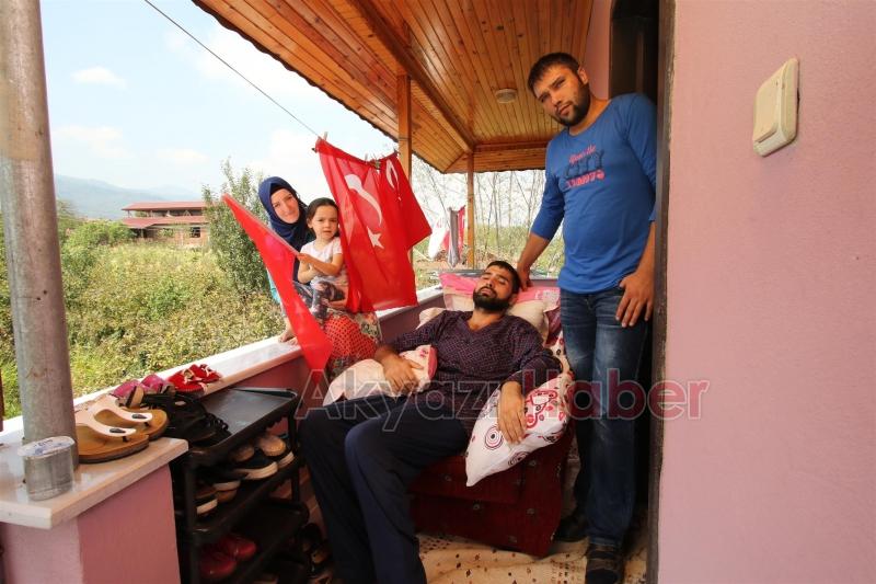 15 TEMMUZ DEMOKRASİ GAZİMİZ EVİNE DÖNDÜ