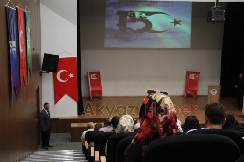 15 Temmuz Demokrasi ve Millî Birlik Günü Anma programı