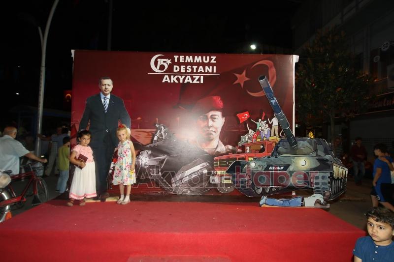 15 Temmuz Destanı Anma Etkinliklerinin 3.Gece Nöbeti Tutuldu