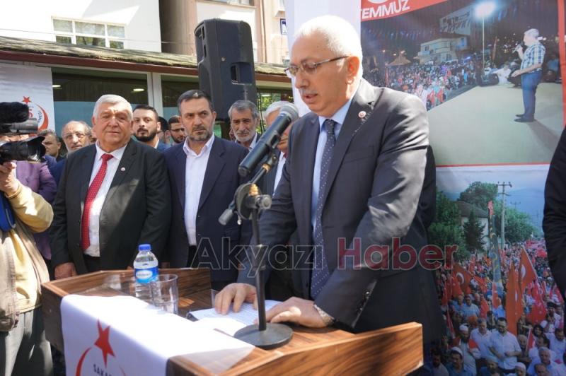  15 Temmuz Milli İrade Derneği Akyazı Şubesi Törenle Açıldı