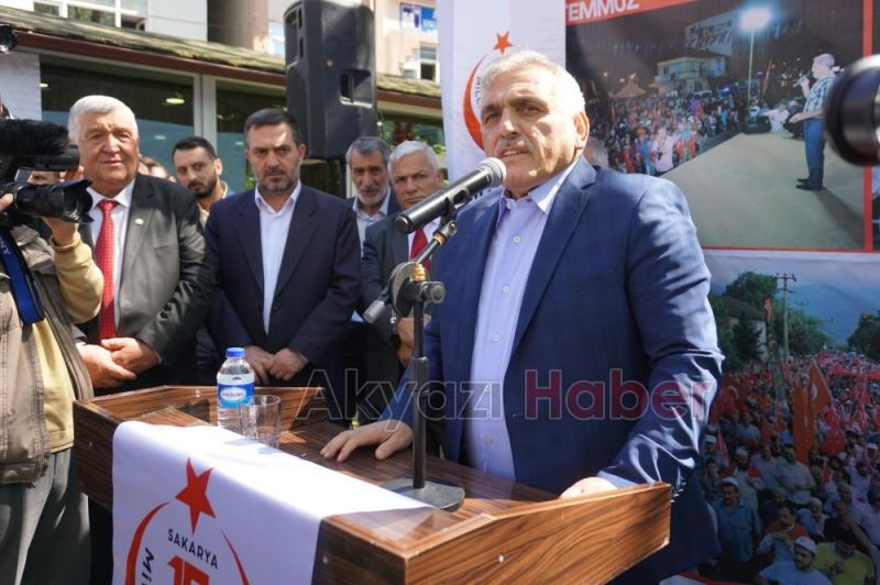  15 Temmuz Milli İrade Derneği Akyazı Şubesi Törenle Açıldı