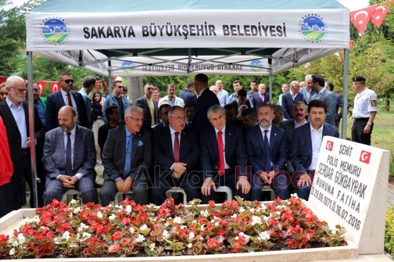 15 Temmuz Şehidi Özel Harekatçı Gökbayrak mezarı başında anıldı