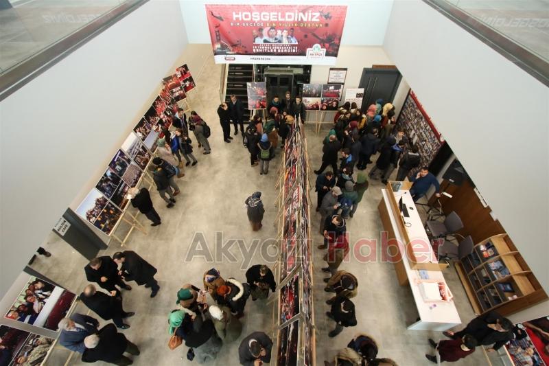 15 TEMMUZ ŞEHİT ve GAZİLERİ ANISINA FOTOĞRAF SERGİSİ NE BÜYÜK İLGİ