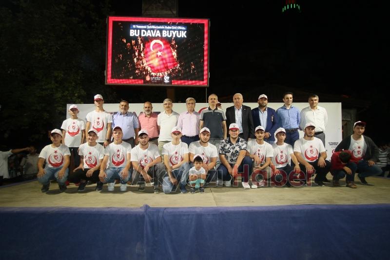 15 Temmuz’un 2.Yıl Dönümünde Akyazı Yine Meydanları Boş Bırakmadı 